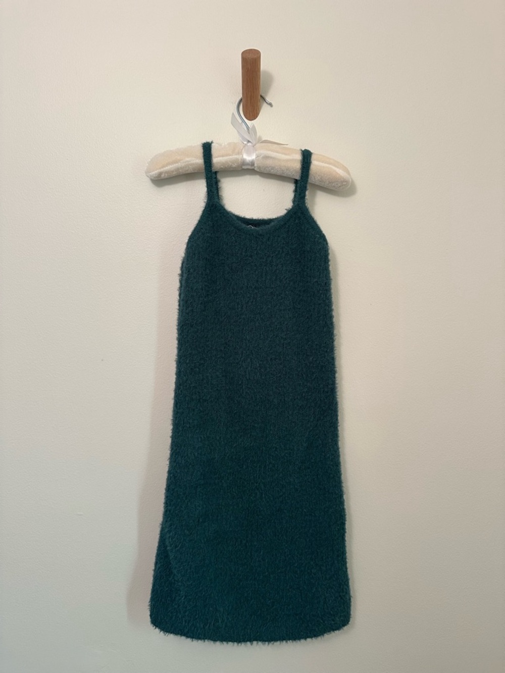 Art Class Mohair Emerald Dress